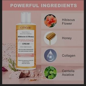 Hibiscus And Honey Firming  and Lifting Cream, Skin Tightening Lotion 120ml